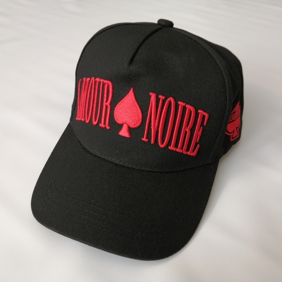 Amour Noire Black Trucker Cap NWOT - Picture 1 of 8